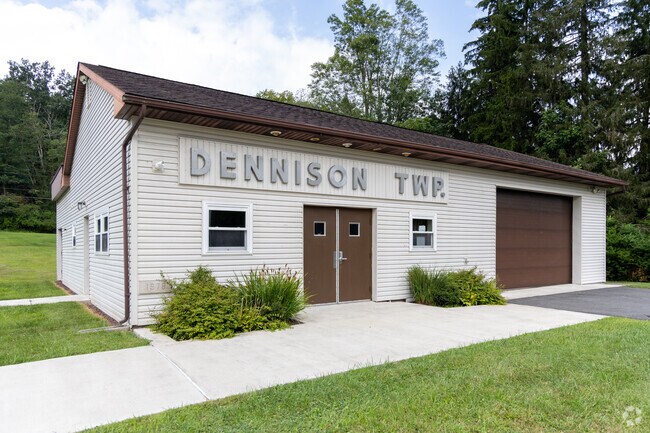 Local government meetings take place at the Dennison Township Municipal Building.