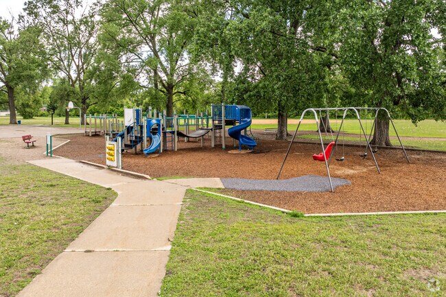 Wilson Elementary School features two playgrounds