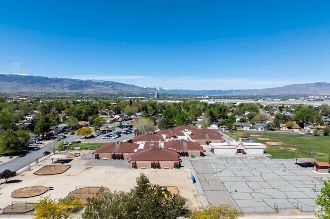 A view of Edwin S. Dodson Elementary School facing West.
