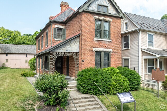 The historic home of Paul Laurence Dunbar, the prolific author, is located within Wolf Creek.