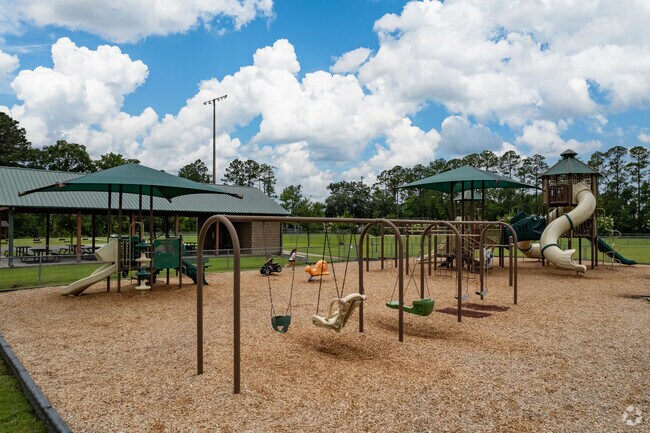 The Sterling Park playground is a perfect place for neighborhood kids to play.