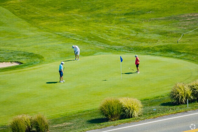 Friends from Chartiers Township meet for a great day of golf at Washington County Club.