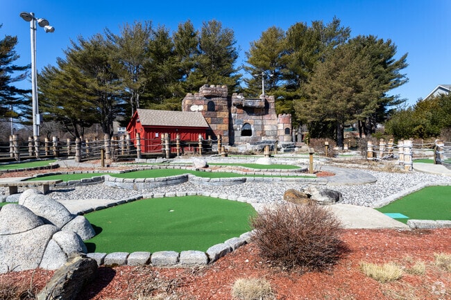 Play mini-golf with friends at the Sun Outdoors Mini-Golf course in Wells, ME.