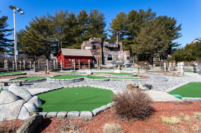 Play mini-golf with friends at the Sun Outdoors Mini-Golf course in Wells, ME.