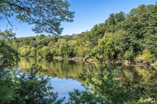 River Prairie Park is along the bank of the Eau Claire River.