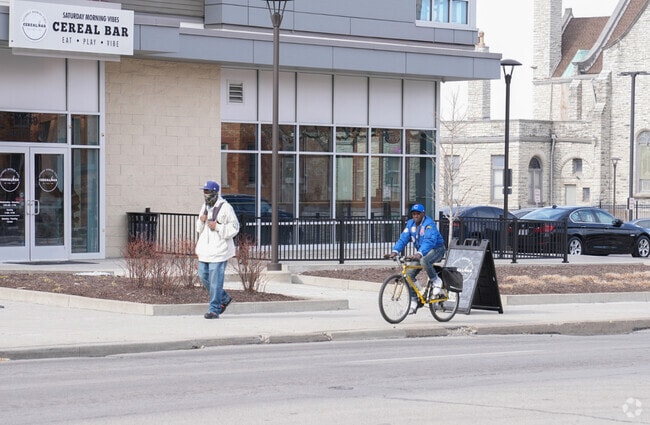 Grab you bicycle and cruise along the sidewalks of North Avondale.