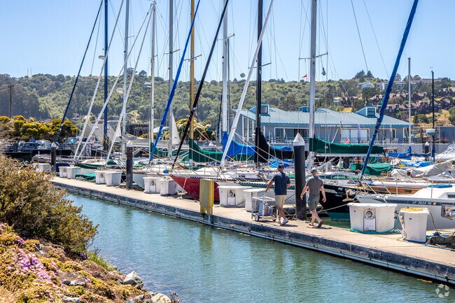 The nearby Marina in Marin City offers some great outdoor times on the water.