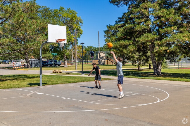 City Park has a nice ball court the where the older kids can meet up after school.