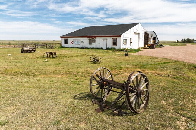 Big Joe's Feed offers hay and propane to the Yoder locals.