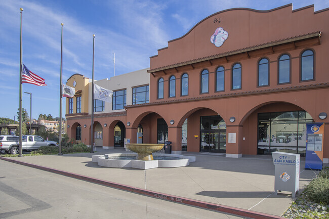 The newly constructed San Pablo City Hall building houses all City Hall operations.