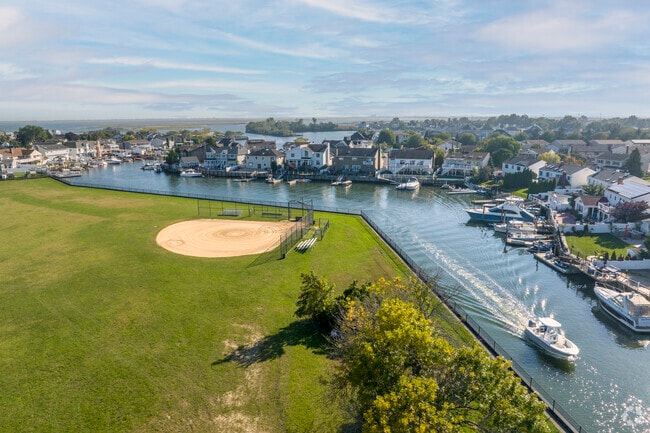 Challenge friends to a penalty kick shootout, or a dunk contest at Anchor Park in Massapequa.