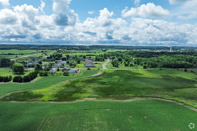 Lake Hallie has many rural areas with clusters of homes throughout.