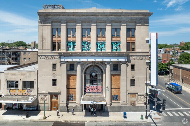 The Pioneer Trust is a historic Classical revival bank adding to W. Humboldt Park's landmarks.