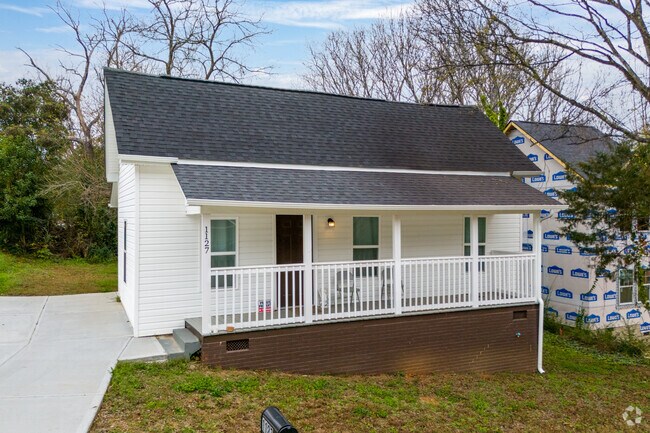 Most of downtown Lancaster is surrounded by bungalow style homes.