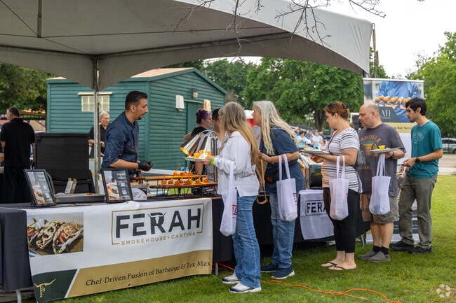 At Taste of Wylie, locals stop by many food vendors for delicious bites.