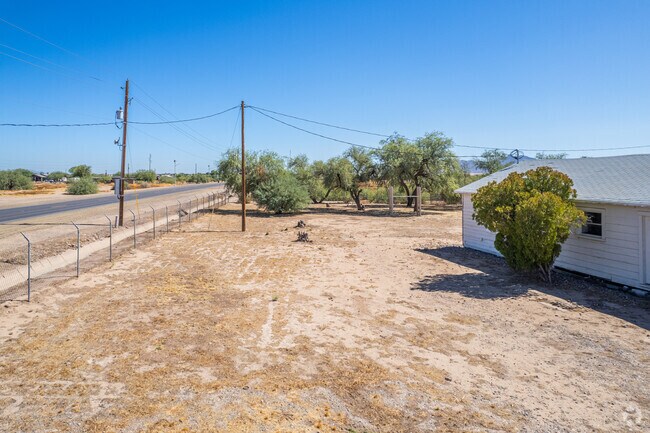 A spacious open area for play and activities at Maricopa Village Adventist School in Laveen.