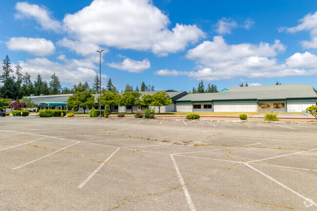A view of theKingston Middle School  buildings from the street.
