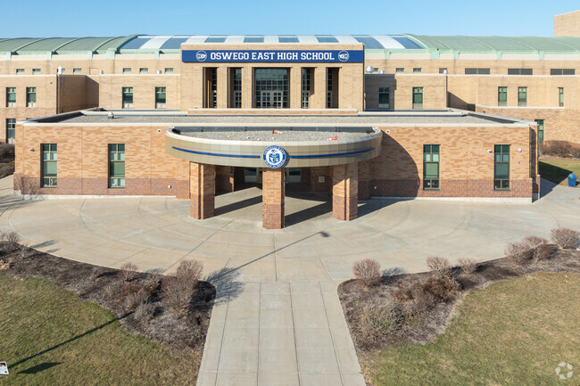 Oswego East High School challenges and encourages children to learn.