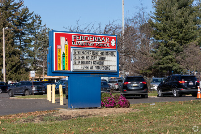 The Joseph Ferderbar Elementary School sign has updates of coming events.