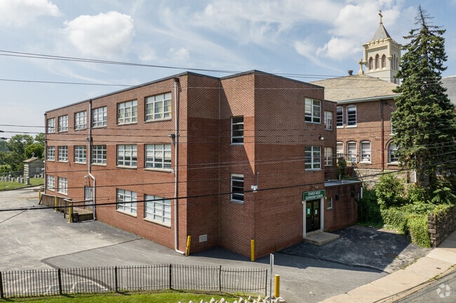 Charles Kelly Elementary School's classic brick architecture is an icon in Upper Darby.