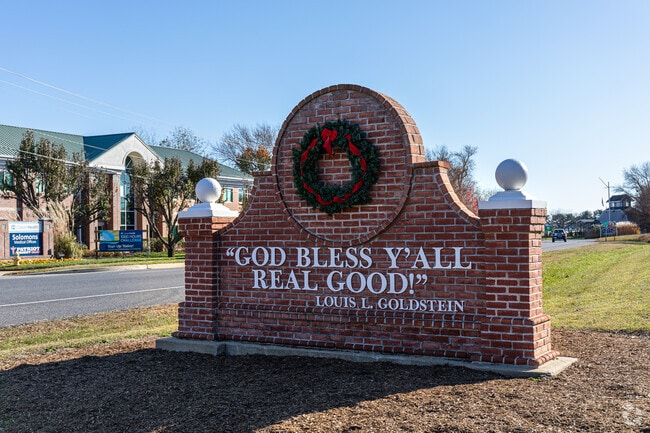 Louis Goldstein's famous quote is the last thing you see as you leave Solomons.