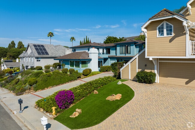 There are many types of custom homes in many different colors in La Costa.