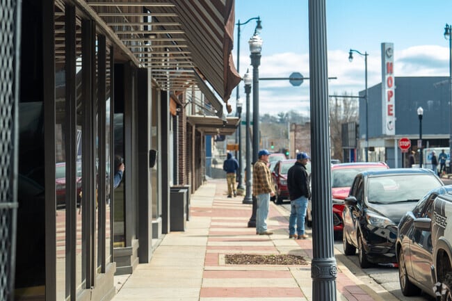 Take a walk down the historic downtown area of Ensley.