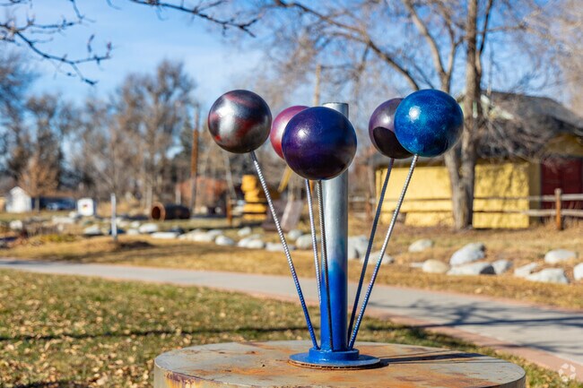 The Victoria Bunsen Memorial Sculpture Garden in Westminster is home to a rotating list of works from artists nationwide.