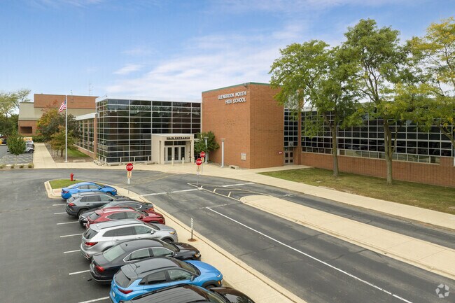 Glenbrook North High School is a public high school attended by Glenview residents.