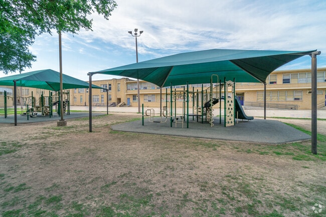 Take a break form learning and enjoy the playground at Graebner Elementary in Palm Heights.