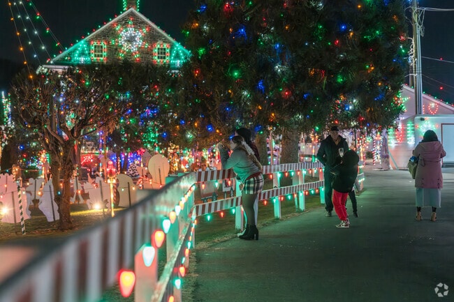 Families make it a point to visit the popular Koziar's Christmas Village every year.
