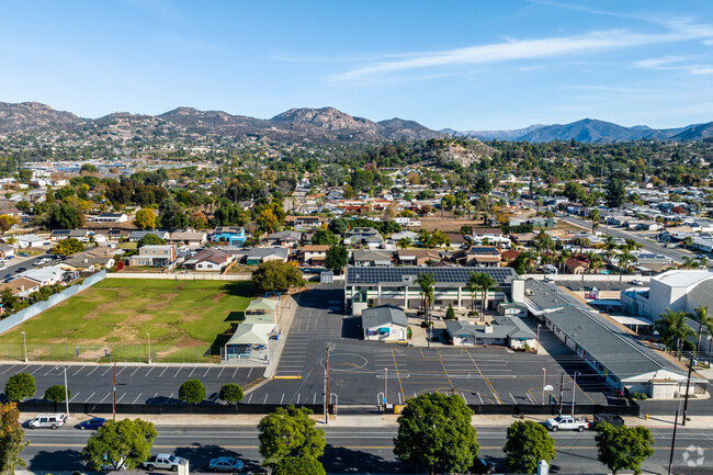 A look above Christian Elementary in El Cajon.