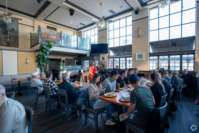 Enjoy live music and European-inspired dishes at Broadway Grill in Burlingame Gardens.