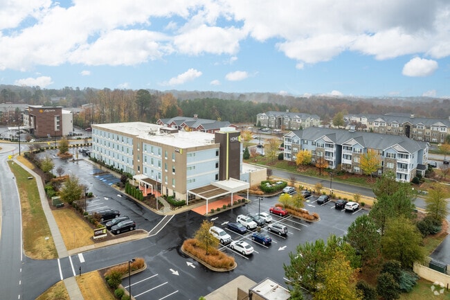 Many residents chose to live in hotels and apartments in the center of Catawba.