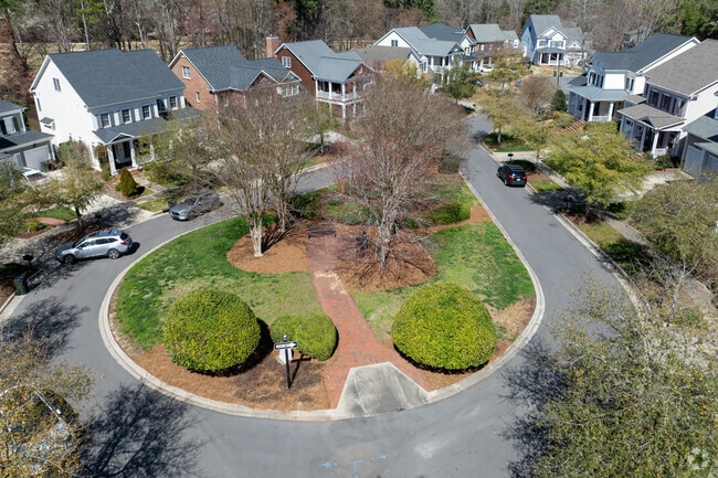 Meadowmont has small parks throughout the neighborhood.