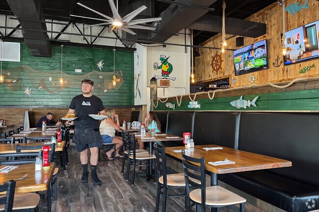 Thirsty Turtle Restaurant has super friendly service that many residents of ironhorse enjoy.