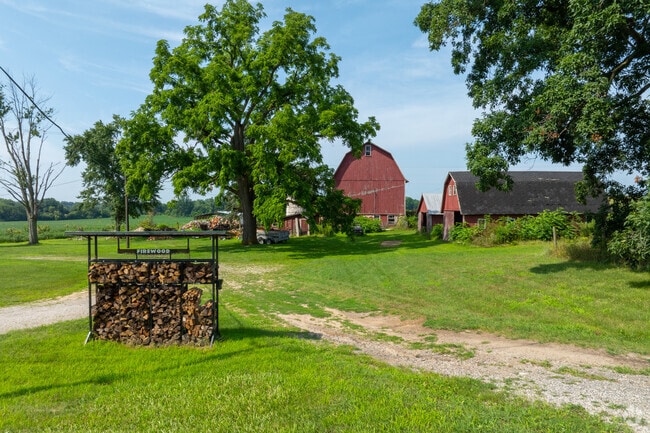 Farmland in York Township provides a peaceful setting with access to nearby city amenities.