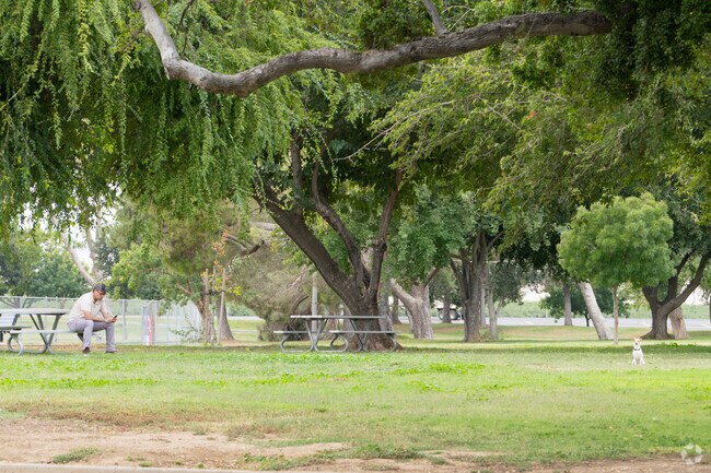 Shaded picnic areas in Gustine, CA parks invite families to relax outdoors.