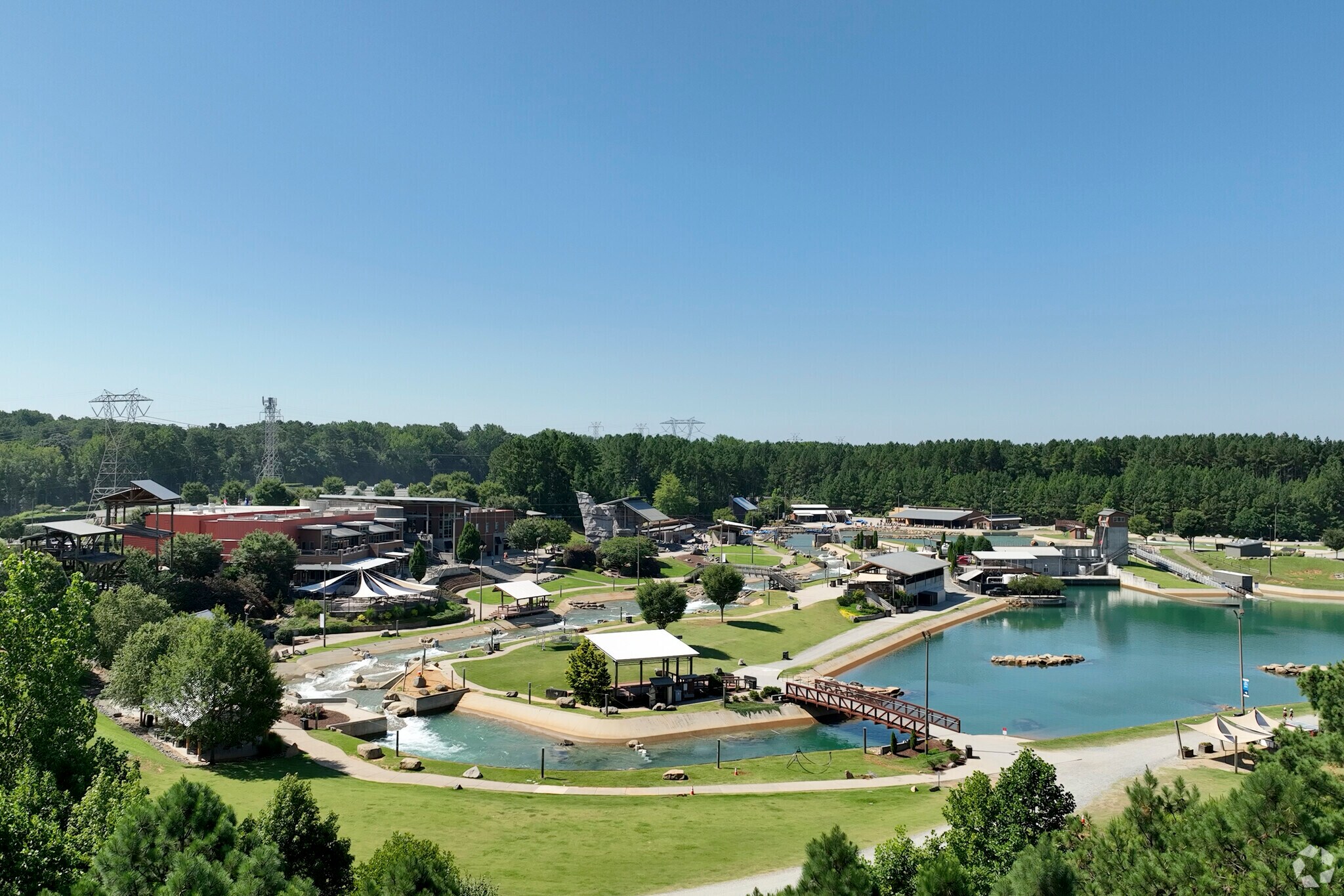 The US White Water Center is always a great recreational activity for Harwood Lane residents.