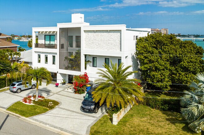 Modern homes are sought-after in Clearwater Beach, FL.