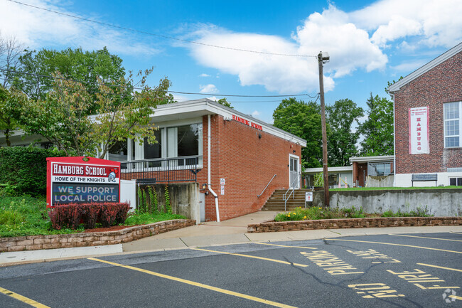 Hamburg School serves about 250 students in grades K-8.