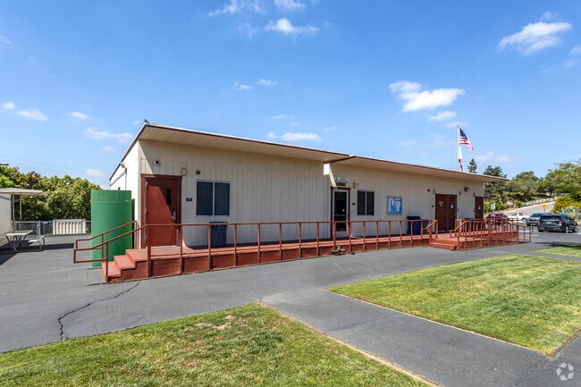 The classroom of the Oasis High School in Fallbrook.