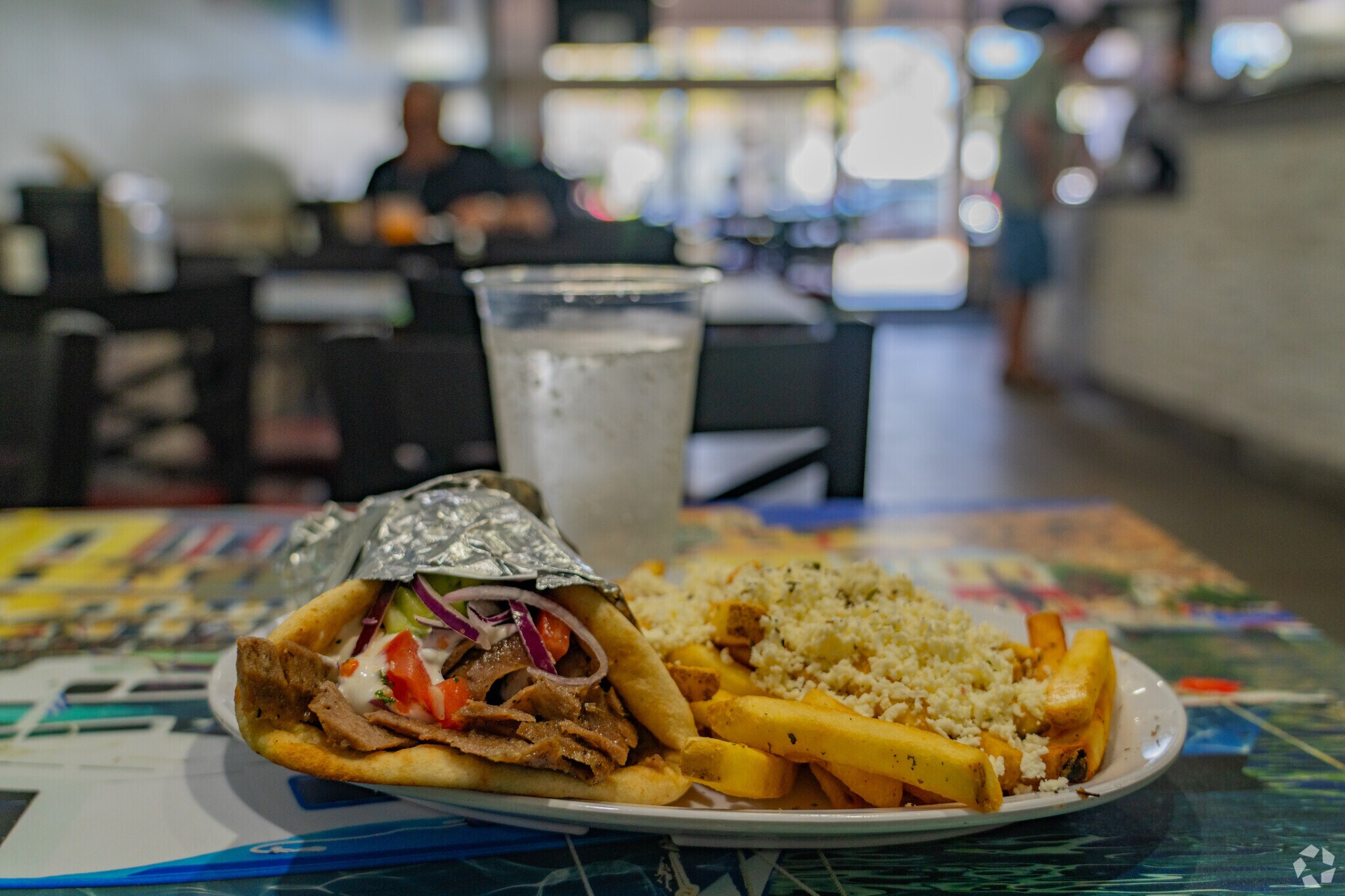 The Food at All Greek Restaurant in Palm Aire Neighborhood it is Great.