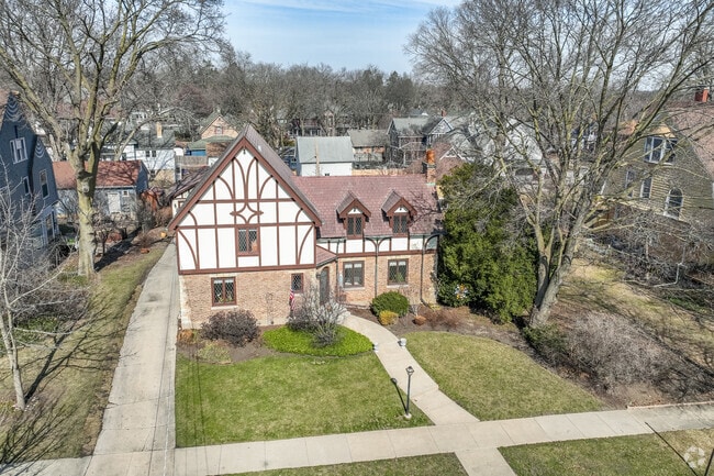 Unique tudor revival homes are harder to find in the neighborhood of Far West Elgin.