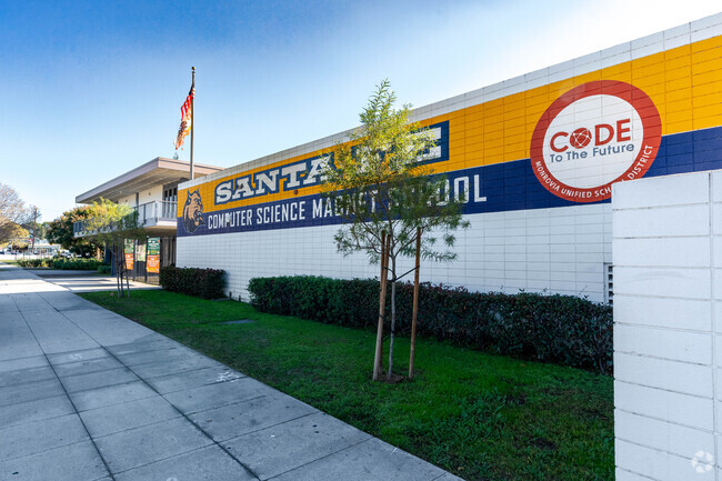 Santa Fe Computer Science Magnet School serves grades 6th to 8th.