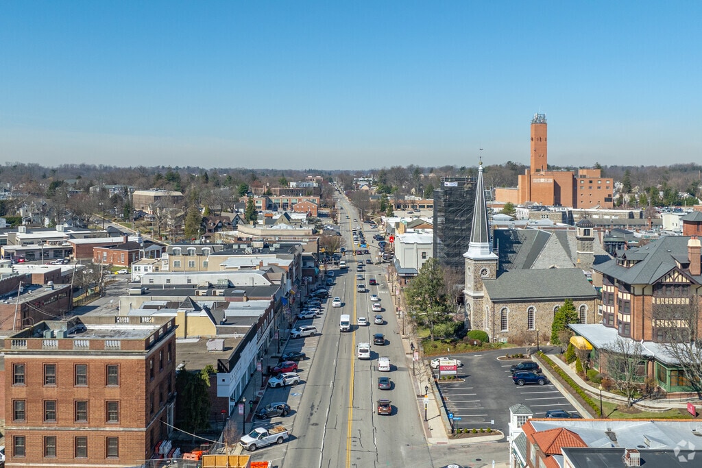 On Lancaster Avenue, Wayne residents can find international menus and local retail.