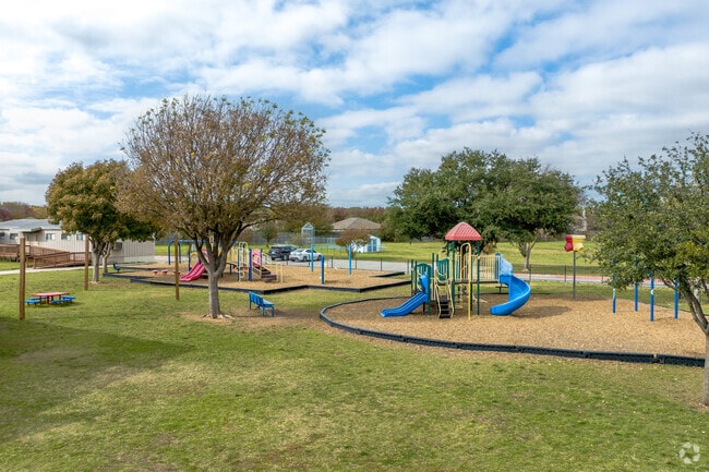 Immaculate Conception Catholic School has two playgrounds for recess in the afternoon.