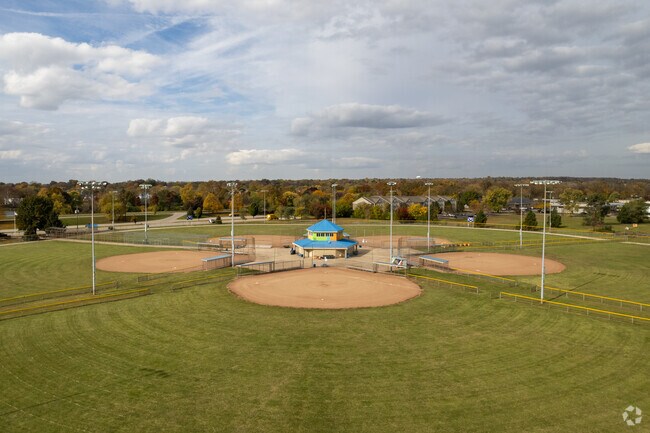 Kettering Field in McCook Field is home to many baseball fields for kids to enjoy.