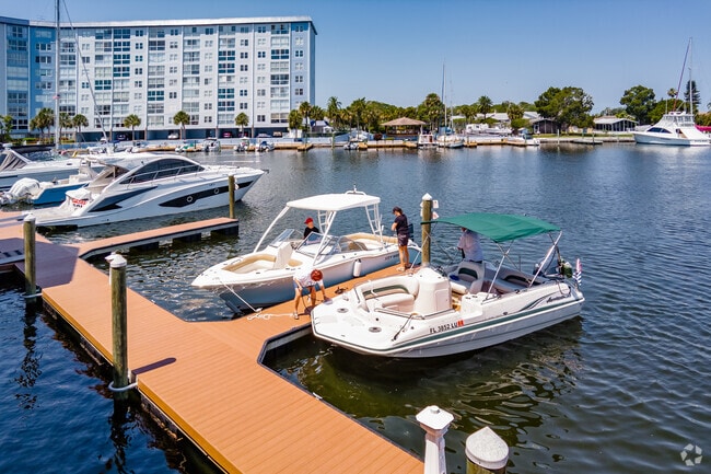 Many places have docks for people that like to stop in while on the water.
