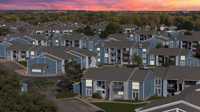 Antero Apartments Ariel View Sunset1